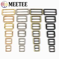 ：“{—— 20Pcs Meetee 16/20/26/32/38/50Mm Metal Buckles Adjuster Tri-Glide Slider For Backpack Web Strap DIY Bag Accessory Leather Craft