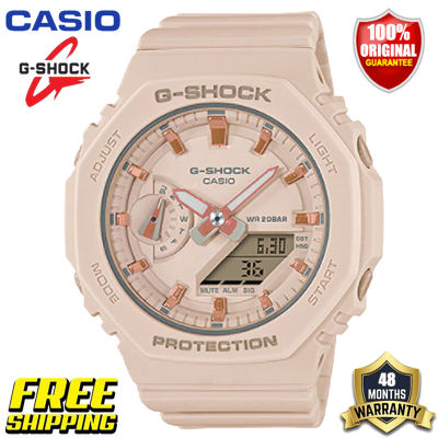 G-Shock GA2100 GMAS2100  ต้นฉบับ นาฬิกาข้อมือสตรีกีฬากันกระแทกกันน้ำ 100M พร้อมรับประกัน 4 ปี GMA-S2100-4A (คลังสินค้าพร้อม)