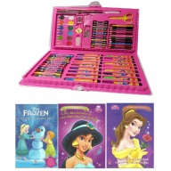 Combo Hộp bút chì màu 86 món + 01 Tập tô Công chúa 16 trang đồ chơi giáo dục mã 50051 thumbnail