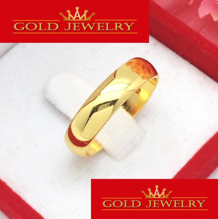 เครื่องประดับ-แหวนทอง-แหวนทองคำ-เศษทองคำเยาวราช-ลายเกลี้ยง-น้ำหนัก-2สลึง