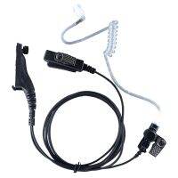 2X Earpiece Acoustic Tube Radio Ear Piece Two Way Headset with Mic for Motorola APX6000 APX4000 APX7000