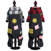 [COD] Dog clothes autumn and winter cartoon overalls Bichon Pomeranian dog cat pet