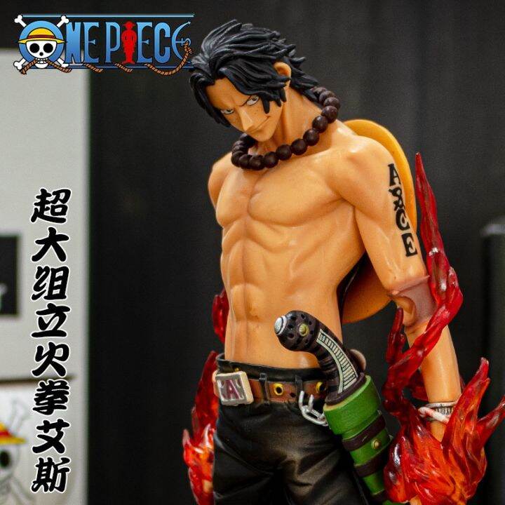 โมเดลอนิเมะ-one-piece-ยานดิ-ace-figure-รูปปั้น-วันพีซ-ของขวัญวันเกิด-สําหรับตกแต่งบ้าน-sa6372