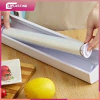 Food Plastic Wrap Dispenser Magnetism Fixing Foil Cling Film Dispenser Foil Cutter Wrapping Paper Storage Holder Kitchen Tool