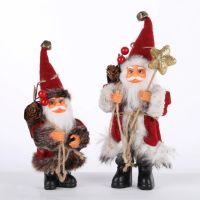 【CW】 Christmas Santa Claus Doll Decorative Desktop Santa Claus Figure Santa Figurine Ornament 2022 Christmas Gift New Year 2023