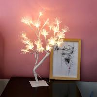 【SALE】 rettceltuter1983 โคมไฟโต๊ะสำหรับห้องนอนรูปต้นไม้ที่สร้างสรรค์ดอกไม้ไฟกลางคืนปลั๊ก LED ยุโรปไฟกลางคืนซากุระตกแต่งห้องนอนเด็ก220V