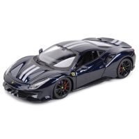 Bburago 1:24 Ferrari 488 PIsta Sports Car รถหล่อแบบคงที่โมเดลของเล่นงรถยนต์านอดิเรกของสะสม