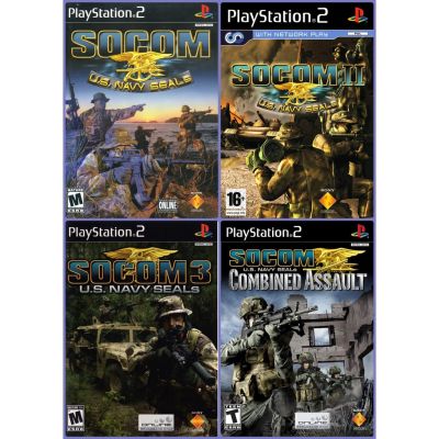 SOCOM ทุกภาค  แผ่นเกม PS2   Playstation 2