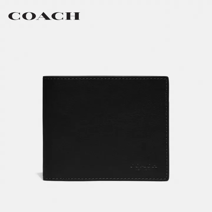 coach-กระเป๋าสตางค์ผู้ชายรุ่น-3-in-1-wallet-สีดำ-97739-blk