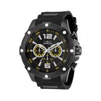 Invicta Mens I-Force Quartz Watch with Silicone, Stainless Steel Strap, Black, 24 (Model: 34021)