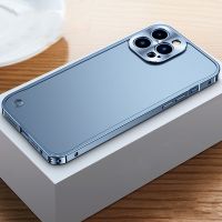 ✳△ 2022 Newest Metal Bumper Phone Case For iPhone 13 12 Pro 13 Mini Case Aluminum metal Frame Slim Back Cover camera Lens Protector