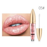 Fine Shimmer Lip Gloss Pearlescent Velvet Matte Non stick Cup Lipstick 18 Color Shimmer Lip Gloss Tint Maquiagem Cosmetic TSLM1