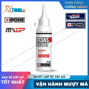 Nhớt hộp số xe tay ga cao cấp IPONE TRANS SCOOT 80W90 125ml nhớt lap xe ga