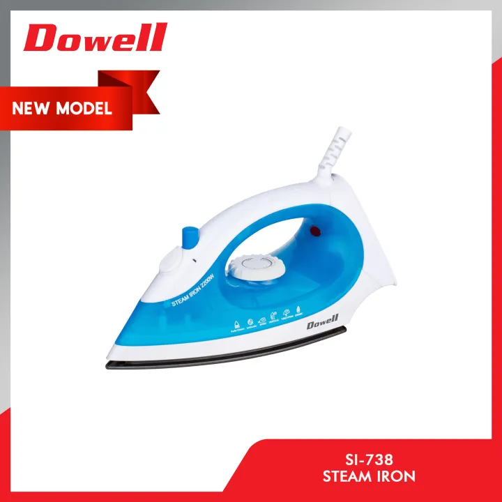 Dowell Steam and Dry Iron SI738 90ml Water Tank Capacity Lazada PH