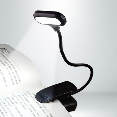 【CC】 Protection Book Night Adjustable Clip-On Study Desk Lamp Battery Powered for Bedroom Reading