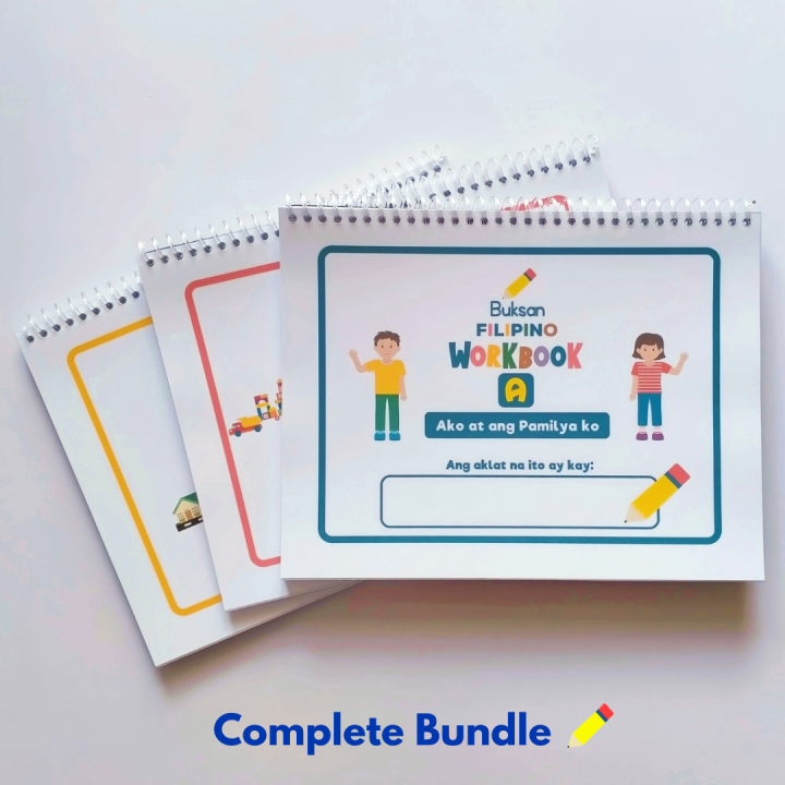 Complete Bundle Of 6 Buksan Filipino Workbooks | Filipino For Kids ...