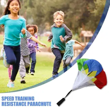 Speed Training Drills Resistance Parachute Running Drag Sprint