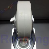 ❣۩⊙ New 2.5 360Degree Furniture Universal Caster PVC Palted With Double Brake Rolling Swivel Castor Tablet Type Chair Fast Pulley