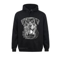 Vintage Rottweiler Head Loyalty Quote Portrait Dog Hoodie Men Crewneck Percent Cotton Sweater Wholesale Size XS-4XL