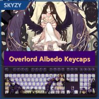 ~ Albedo Keycaps OEM Profile Overlord อะนิเมะ PBT Dye Sub คีย์บอร์ดกล Keycap
