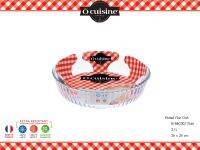 Ocuisine Fluted Flan Dish 26 cm 2.1 L ถาดอบ Flan - Clear