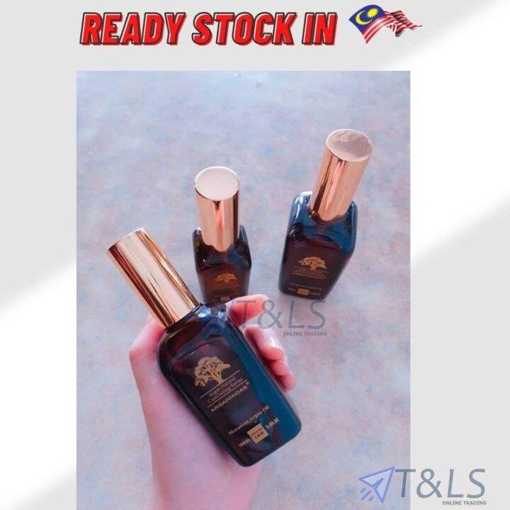 Arganmidas Moroccan Argan oil hair serum ready stock 10ml 50ml 100ml