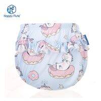 Happyflute 3 Sizes 6-25Kg Kids Flower Edge Nappy Baby Girls Soft Swimming Pants Flower Printed Cloth Diaper