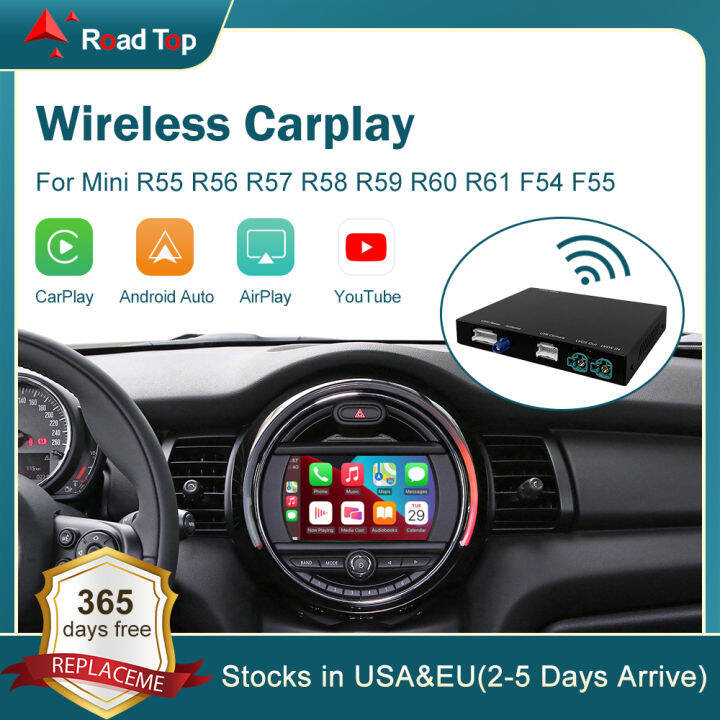 Wireless Apple CarPlay Android Auto Retrofit Kit for Mini R55 R56 R57