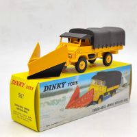 1:43 Atlas Dinky 567 CHASSE-NEIGE Unimog Snowplough Diecast ของเล่นรถของขวัญ