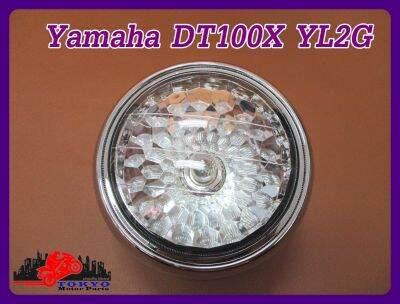 YAMAHA DT100X YL2G HEADLIGHT with "CHROME" CASE // ไฟหน้าชุด พร้อม กะโหลกไฟน้าชุบโครเมี่ยม สินค้าคุณภาพดี