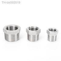 ☜❁ 1/8 1/4 3/8 1/2 3/4 1 NPT Male To Female Thread 304 Stainless Steel Reducer Bushing Reducing Pipe Fitting Connector