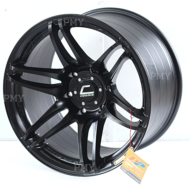 ล้อแม็กขอบ-18x10-5-et20-6รูx139-7-ยี่ห้อ-cosmis-รุ่น-mr-ii-1201-สีดำด้าน-ราคาต่อ1วง-ขายยกชุด-4-วง-งานใหม่แท้-100