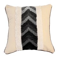 Tufted Cotton and Linen Cushion Cover Neutral Decoration Pillowcase for Sofa Bed Room Living Room