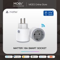 MOES เต้าเสียบปลั๊กอัจฉริยะ Wi-Fi 16A อุปกรณ์ตั้งเวลาเต้าเสียบไฟฟ้ารองรับ TUYA Apple ชุดบ้านทำงานร่วมกับ Google Home Alexa