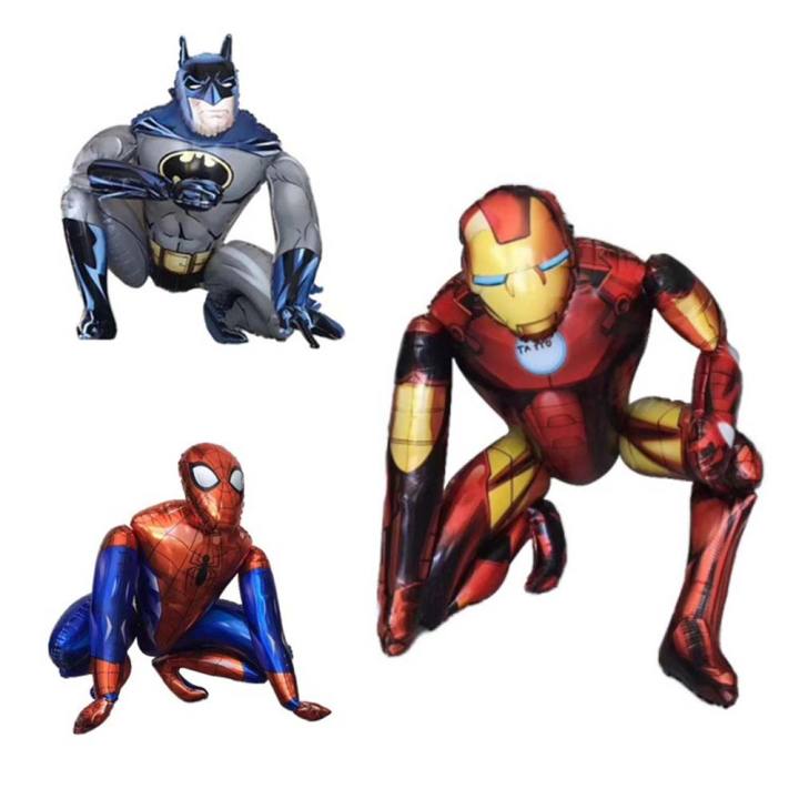 3x-3d-spiderman-iron-man-แบทแมนบอลลูนแอ็คชั่นตัวละครชุดสำหรับเด็กปาร์ตี้วันเกิด
