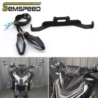 ไฟเลี้ยวหน้า SEMSPEED W/อะแดปเตอร์เคลื่อนที่ไปข้างหน้าตัวยึดสำหรับ800NK CFMOTO 2023-2024