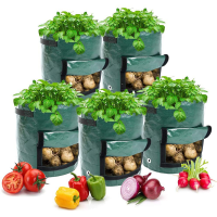 Thickened Vegetable Plant Bag Outdoor Garden Pots Potato Grow Bag With Handle Vegetable Grow Bags