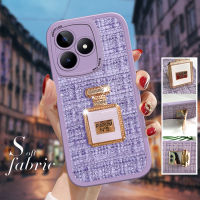 Volans ที่ใส่ N53สุดสร้างสรรค์สำหรับ Realme C53 Realme Narzo เคสด้านหลังเป็นกระจกผ้านุ่มเคสโทรศัพท์ฝาผ้าซิลิโคน