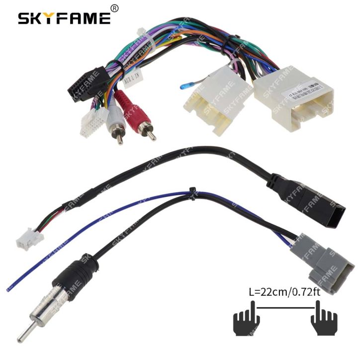 skyfame-car-16pin-wire-harness-adapter-canbus-box-decoder-for-mitsubishi-outlander-colt-plus-airtrek-lancer-rp5-mt-101