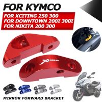 For KYMCO XCITING 250 300 NIKITA 200 300 Downtown 200i 300i Motorcycle Accessories Rearview Mirror Forward Bracket Adapter Hold