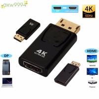 AXW9994อะแดปเตอร์คุณภาพสูง4K DP To HDMI-Compatible ช่องแสดงผลไปยัง HDMI-Compatible พอร์ตแสดงผลขั้วต่อเสียงวิดีโอตัวแปลงสัญญาณ DP กับพอร์ตจอแสดงผลตัวแปลง HDMI ไปยังพอร์ตหัวแปลงสัญญาณ HDMI DP ตัวผู้ไปเป็น HDMI ตัวเมีย