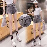 2021 Spring and Summer New Slim Korean Version Women A Word Hot Pants Female High Waist Loose Cowboy Short Pants