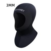 、‘】【； 3MM Neoprene Scuba Diving Hood With Shoulder Snorkeling Equipment Hat Cap Winter Swim Warm Wetsuit Spearfishing Drop Shipping