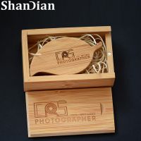 Free LOGO Tree Leaves USB 2.0 Flash Drive Wooden Gift Box Pen Drive Real Capacity Bamboo Memory Stick 64GB/32GB/16GB/8GB U Disk