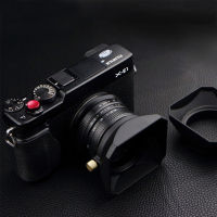 37 39 40.5 43 46 49 52 55 58 มม. รูปทรงสี่เหลี่ยมเลนส์ฮูดสำหรับ Fuji Nikon Micro Single Camera ของขวัญฝาปิด-Siogue