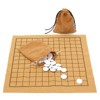 90PCS Fun Family Games Go Bang Chess Game Set Suede Leather Sheet Board Children Educational Entertainment Board Game