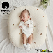 Gối chống trào ngược cho bé mẫu mới cao cấp Rototo bebe chất liệu Cotton