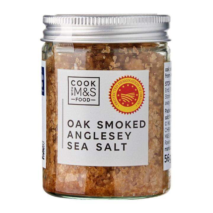Cook With M&S Oak Smoked Anglesey Sea Salt 56G By Marks & Spencer