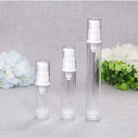 20pcs 5ml 10ml 15ml Empty Serum Bottles Vacuum Pump Bottles AS Plastic Lotion Sub-Bottling With PP Cream Airless Bottle