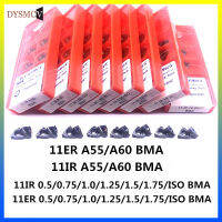 (Allen Materials) ใบมีดคัตเตอร์11IR 10 Keping 11ER ISO 0.5, 0.75 1 1.25, 1.5, 1.75เม็ดกลึงคาร์ไบด์ Cnc สำหรับหมุน